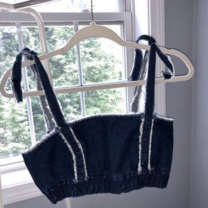 Jean Crop Top